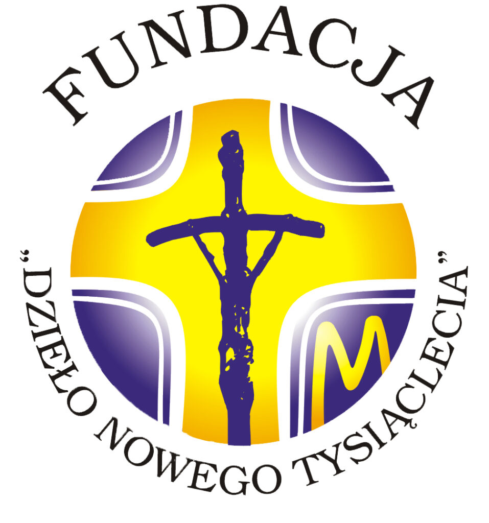 Barwne logo Fundacji Konferencji Episkopatu Polski „Dzieło Nowego Tysiąclecia” 
